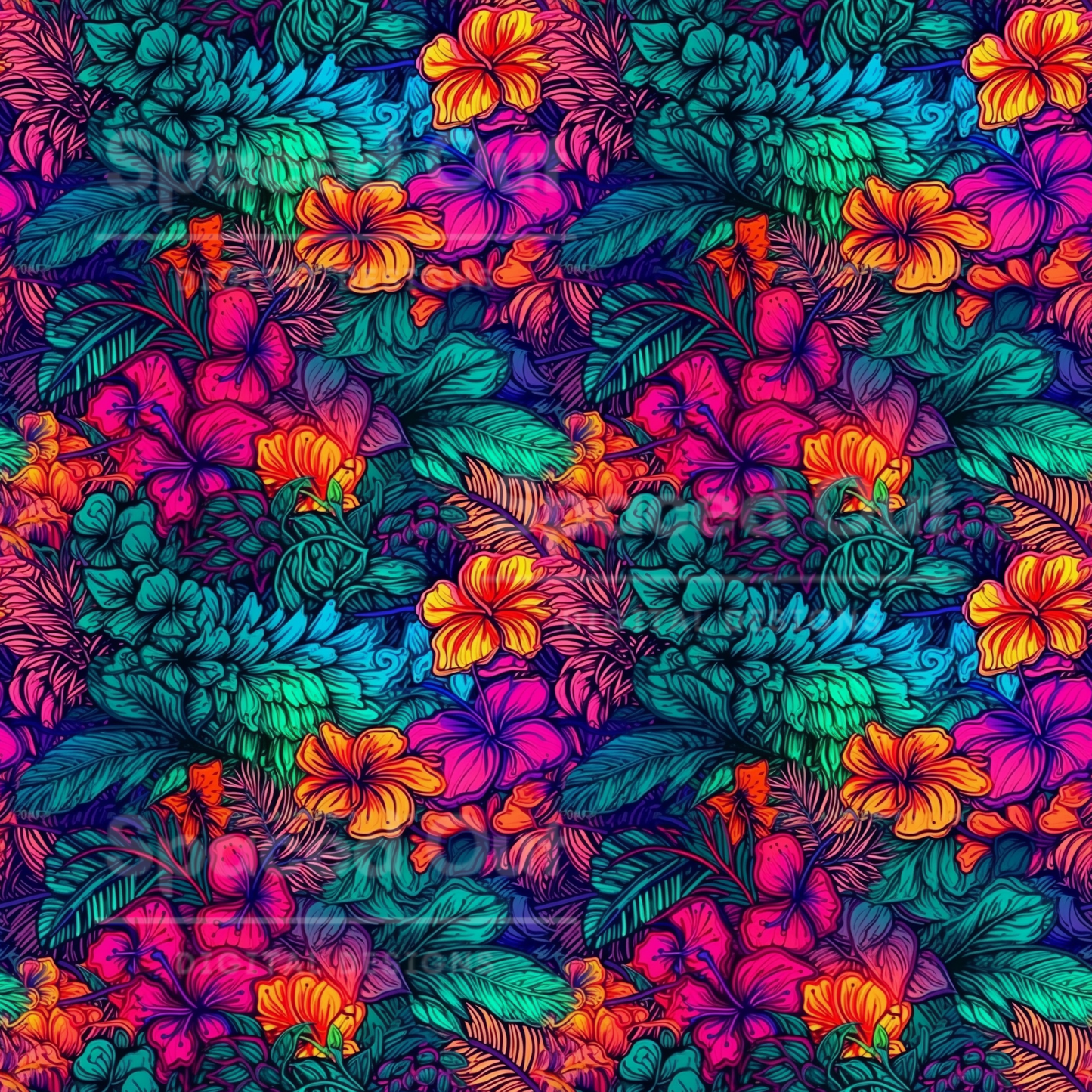 Neon Flowers