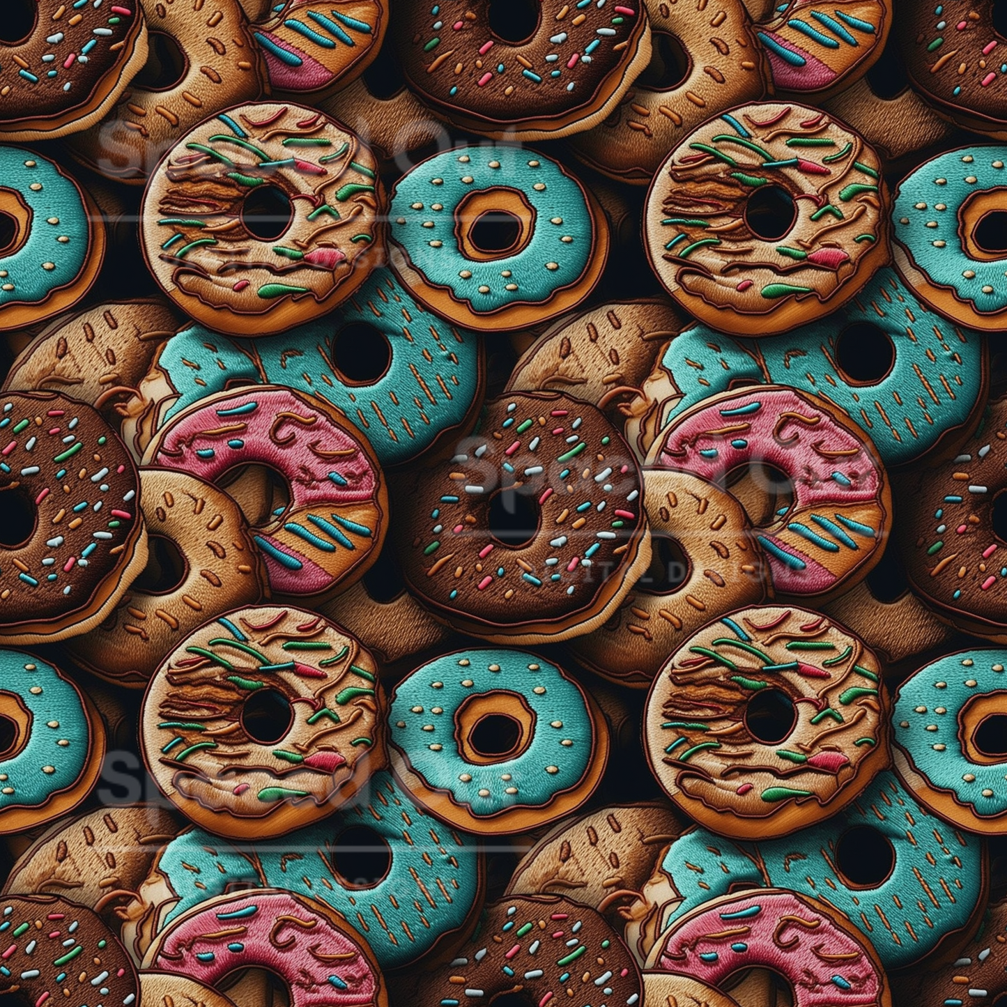 Embroidery Donuts