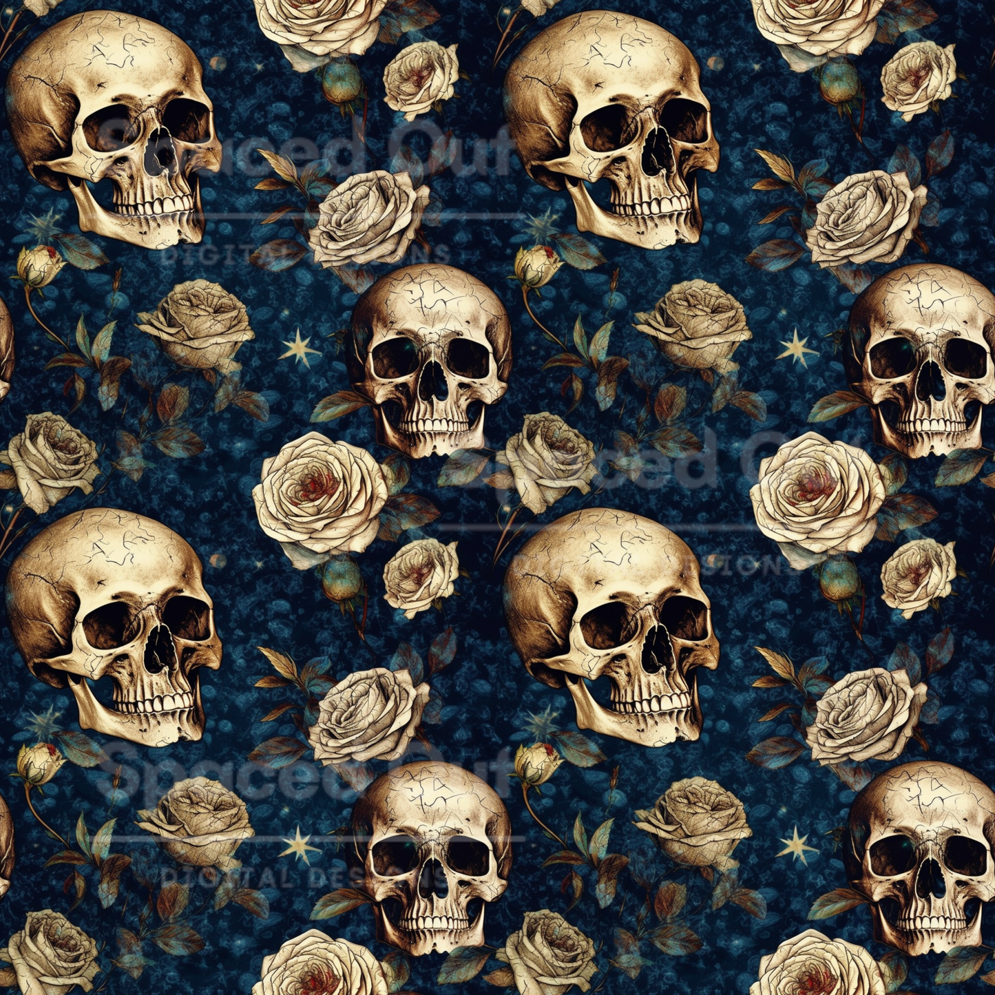 Van Gogh Skulls 2