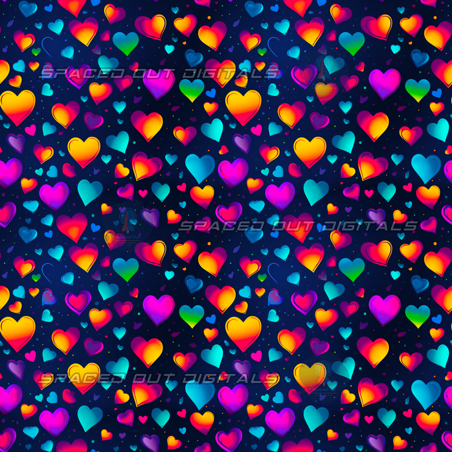 Neon Hearts