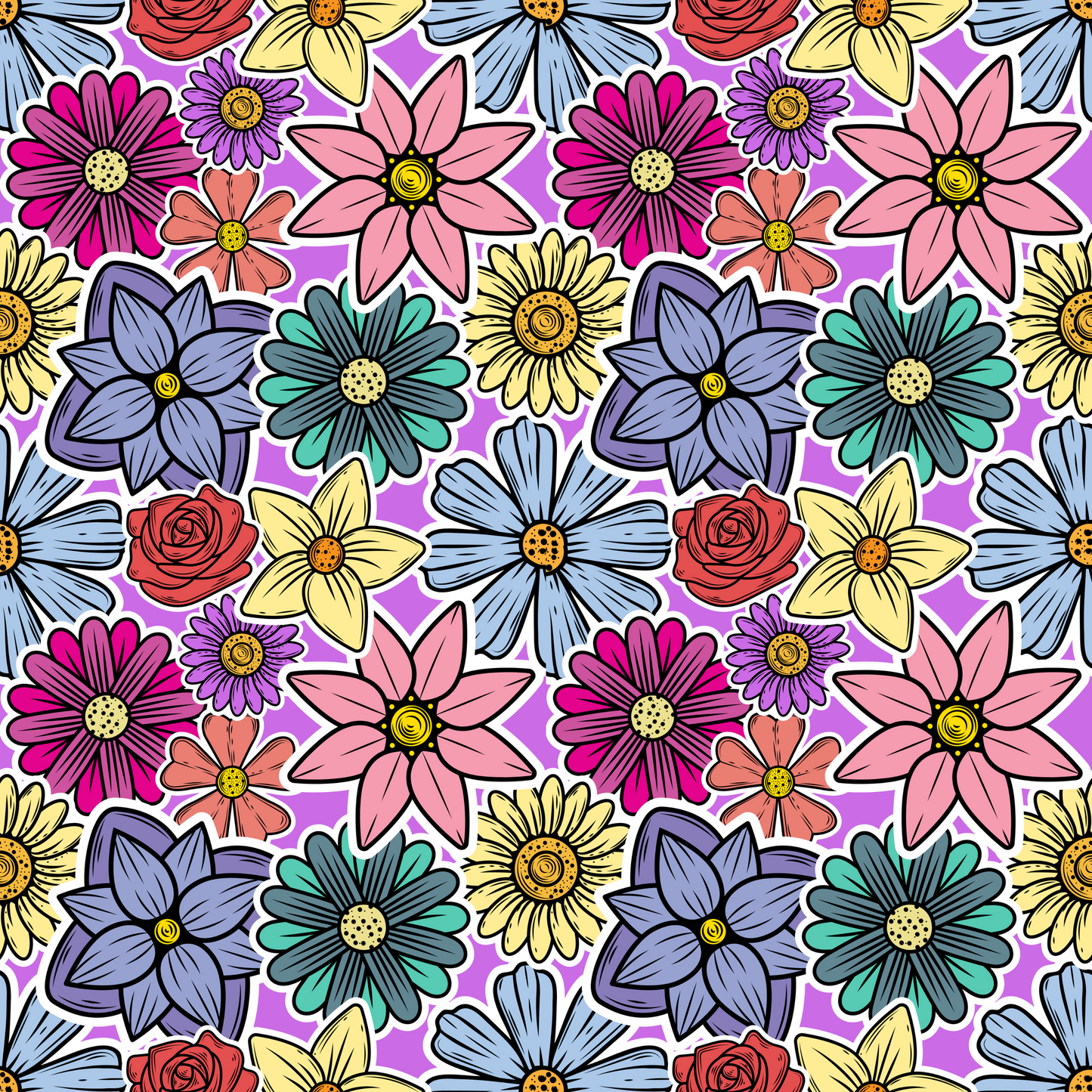 Flower Stickers