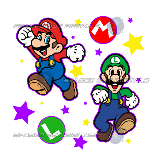 Plumber Brothers Pink PNG