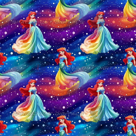 Rainbow Mermaid Princess