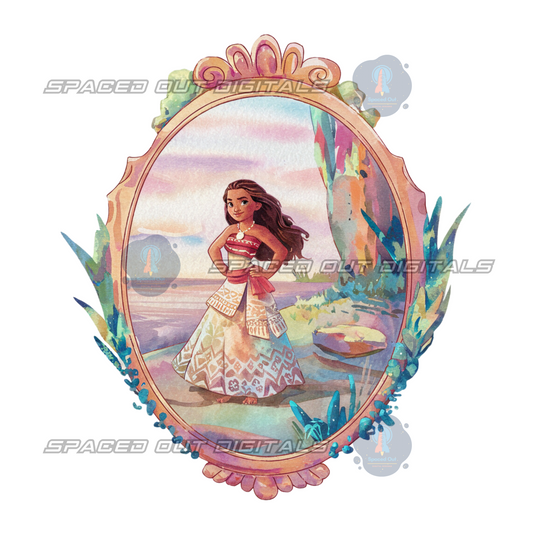 Water Princess Mirror PNG