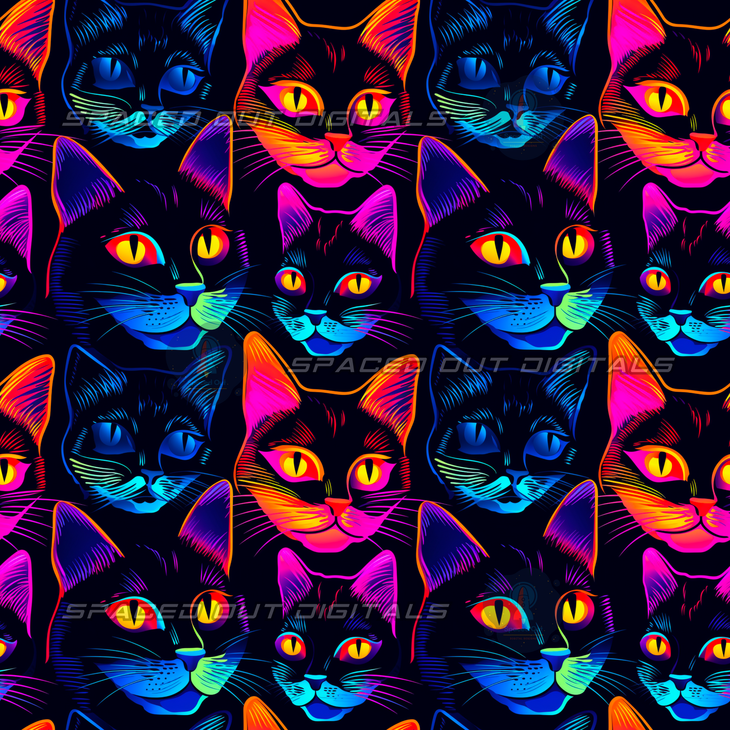 Neon Cats