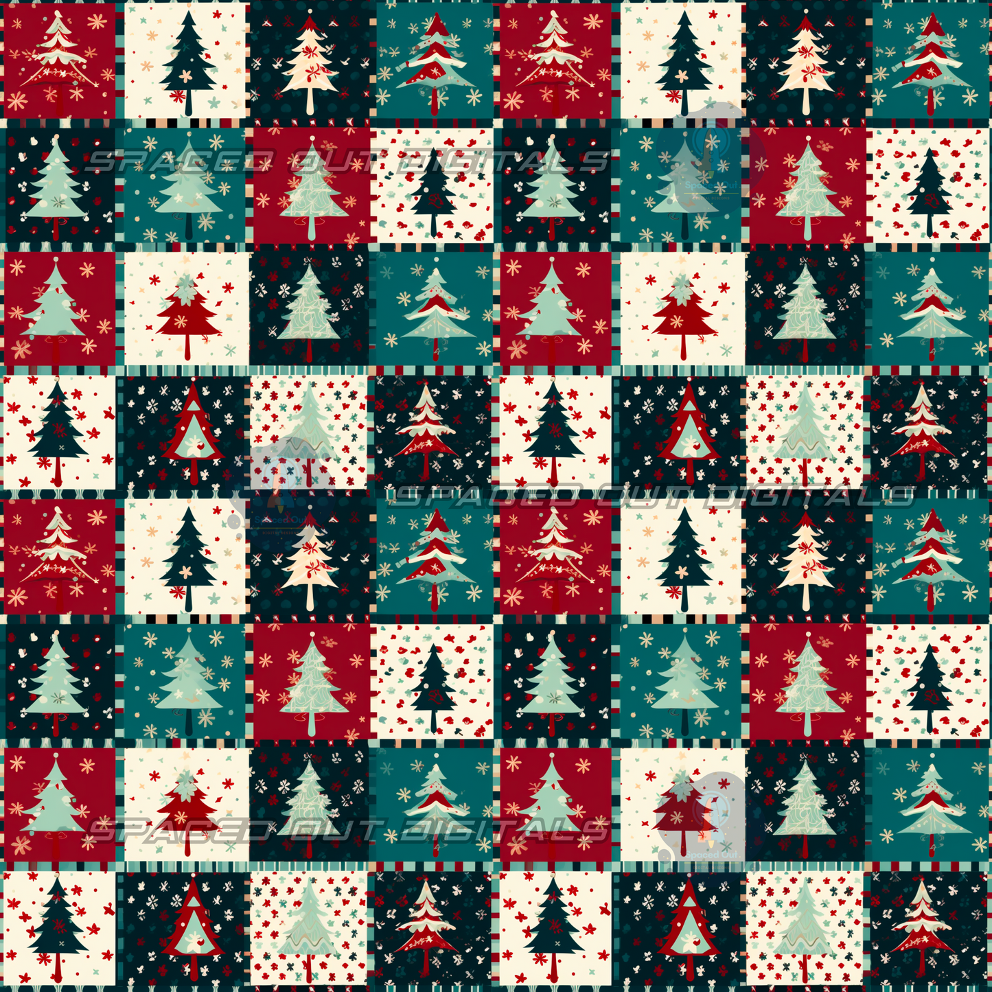 Christmas Tree Patchwork