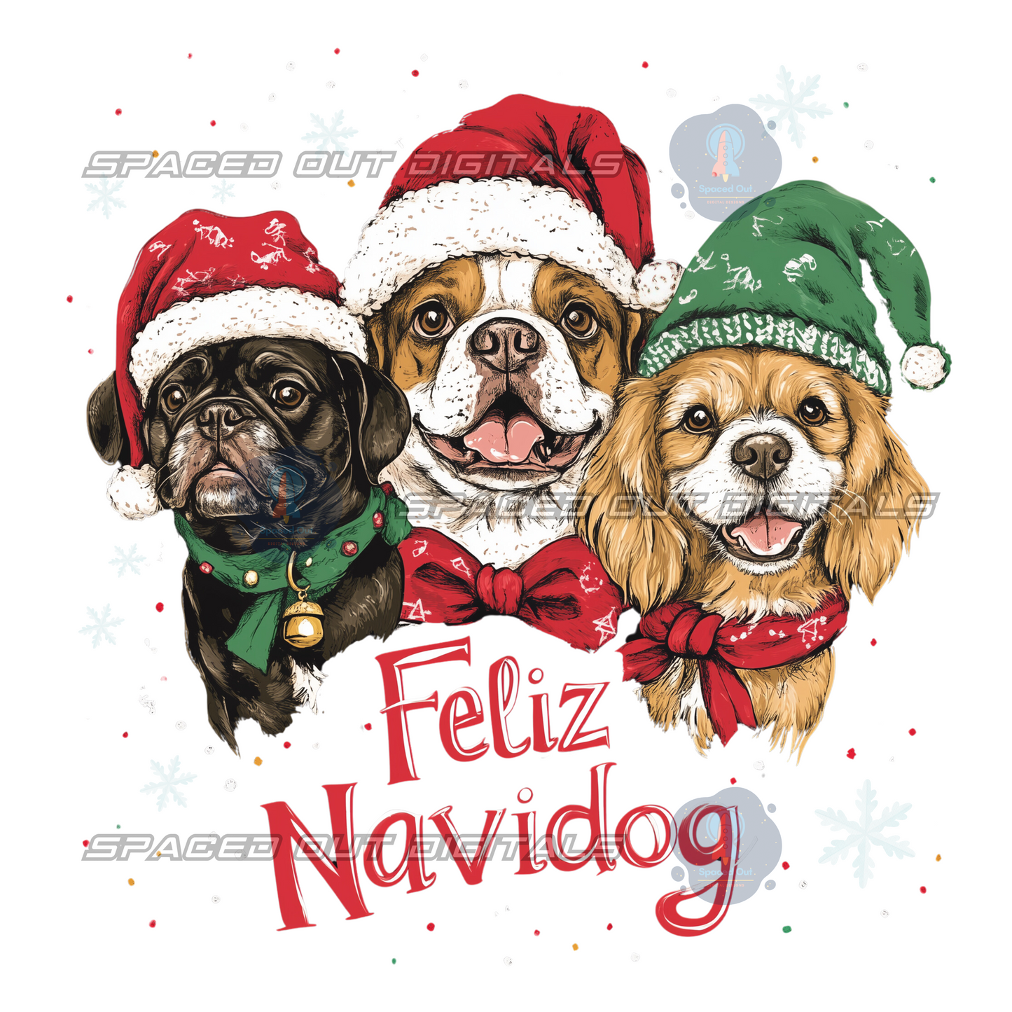 Feliz Navidog PNG