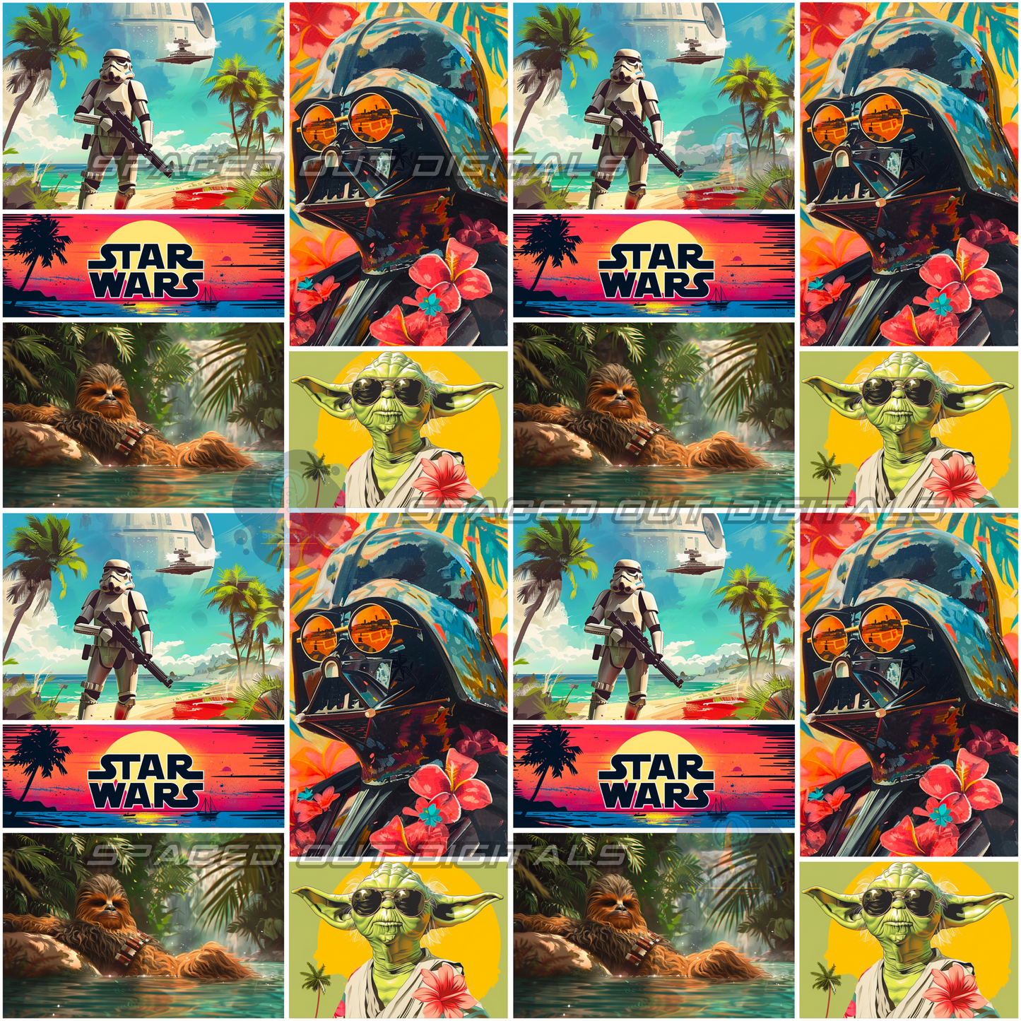 Space War Summer Collage