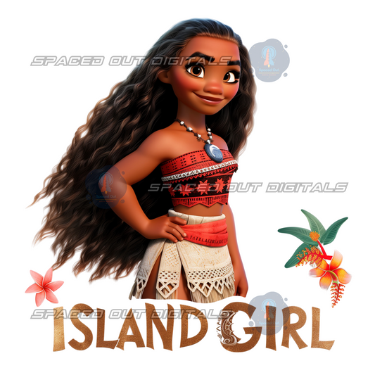 Island Girl PNG