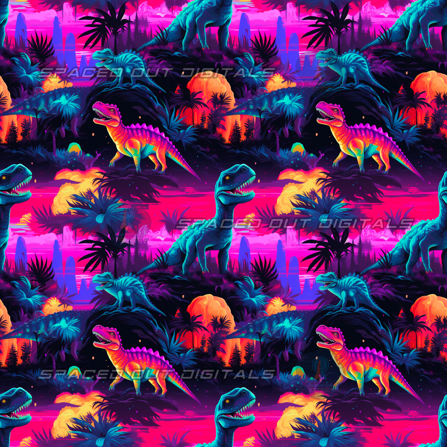 Neon Dinos