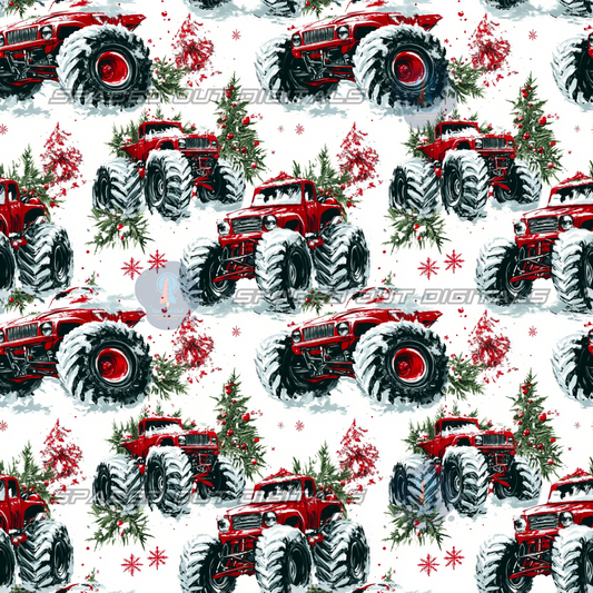 Christmas Monster Trucks