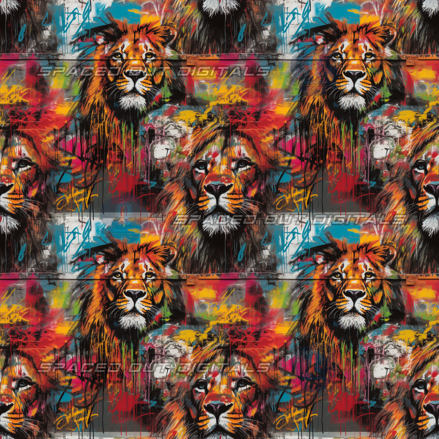 Graffiti Lions