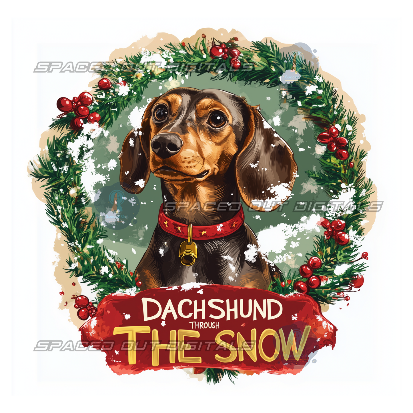 Dachshund Through The Snow PNG