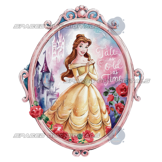 Beast Princess Mirror PNG