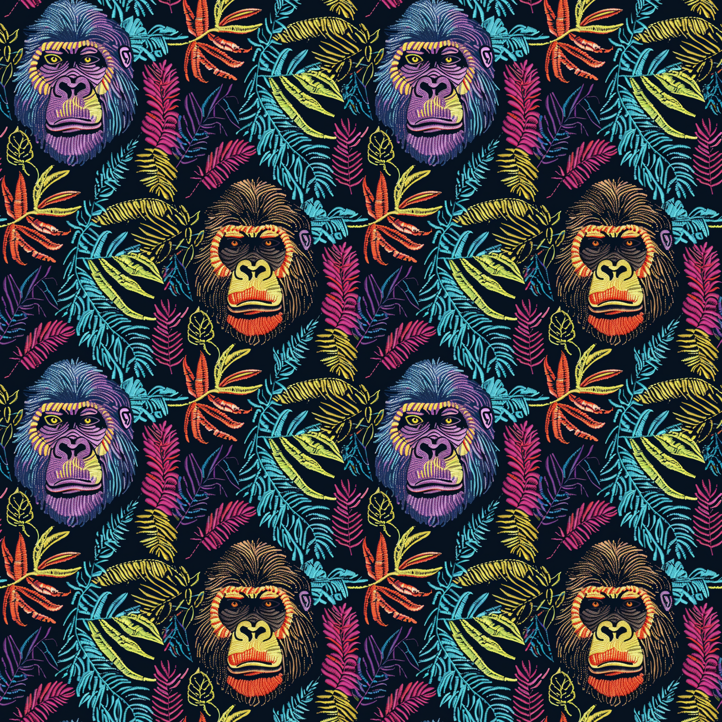 Embroidery Gorillas