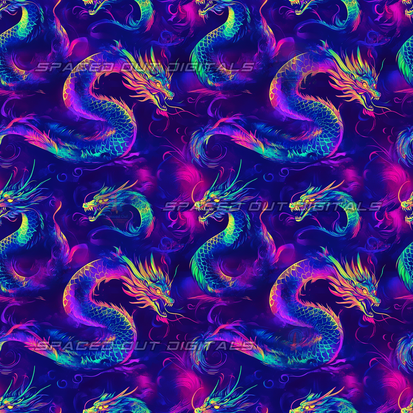 Neon Dragons