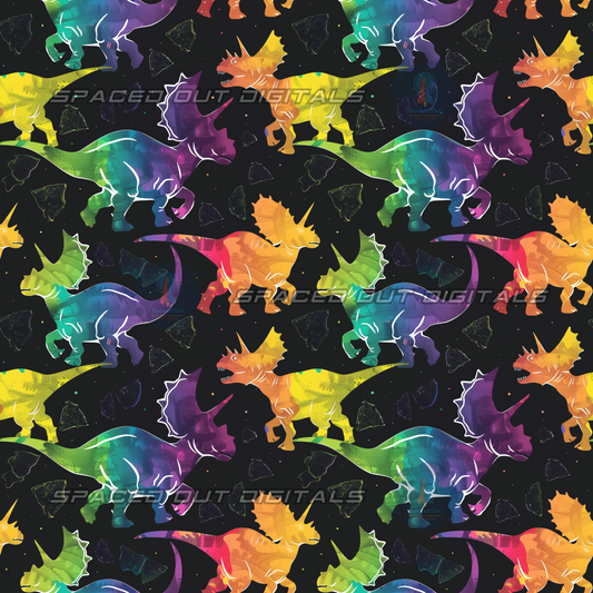 Rainbow Triceratops