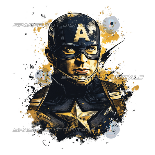 Captain A Gold PNG