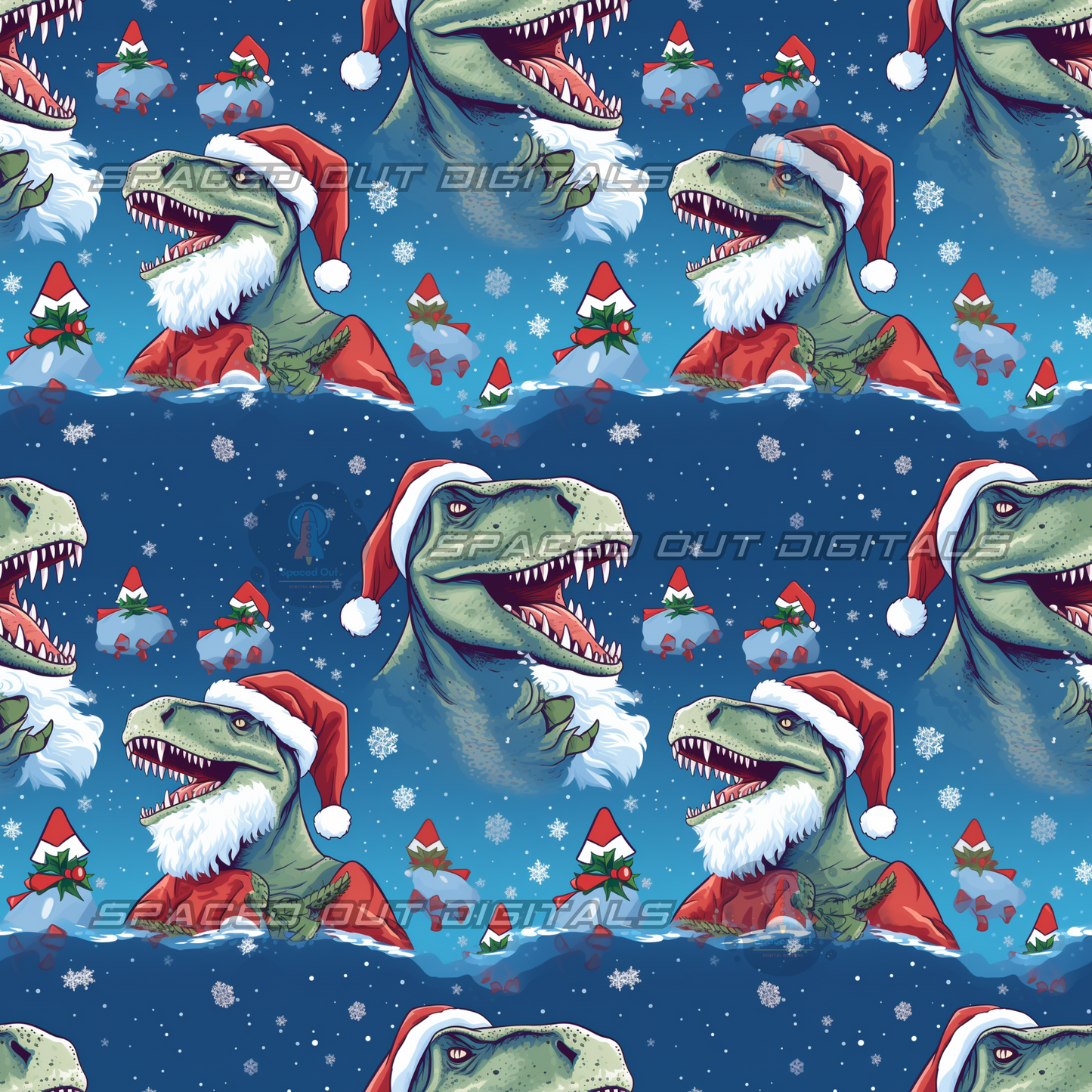 T Rex Santa