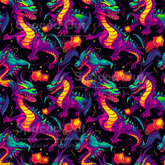 Neon Dragons