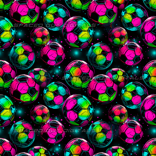 Neon Soccer Balls