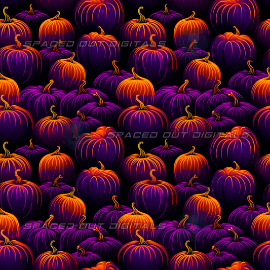 Neon Pumpkins