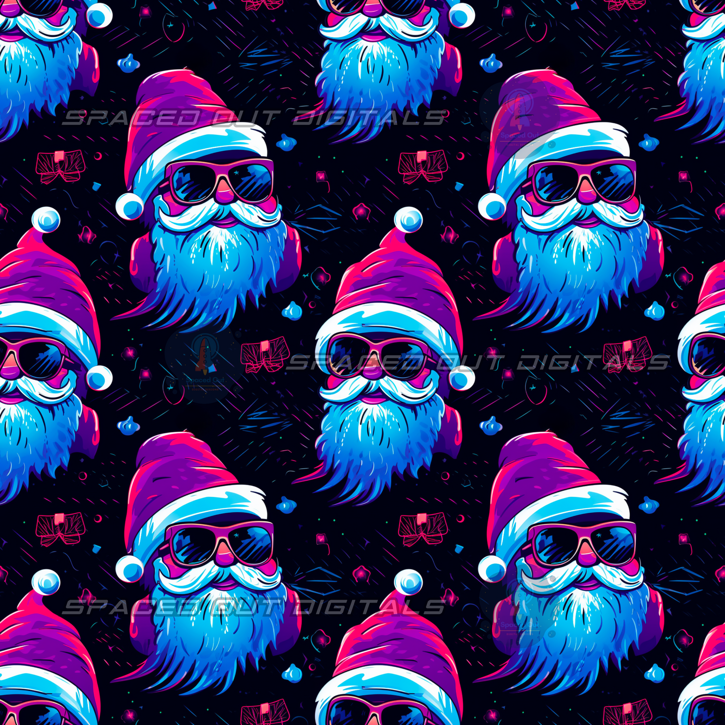 Neon Santa 2