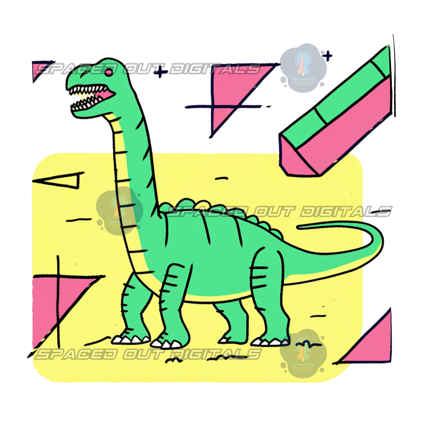 90s Dino PNG