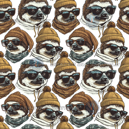 Hipster Sloths