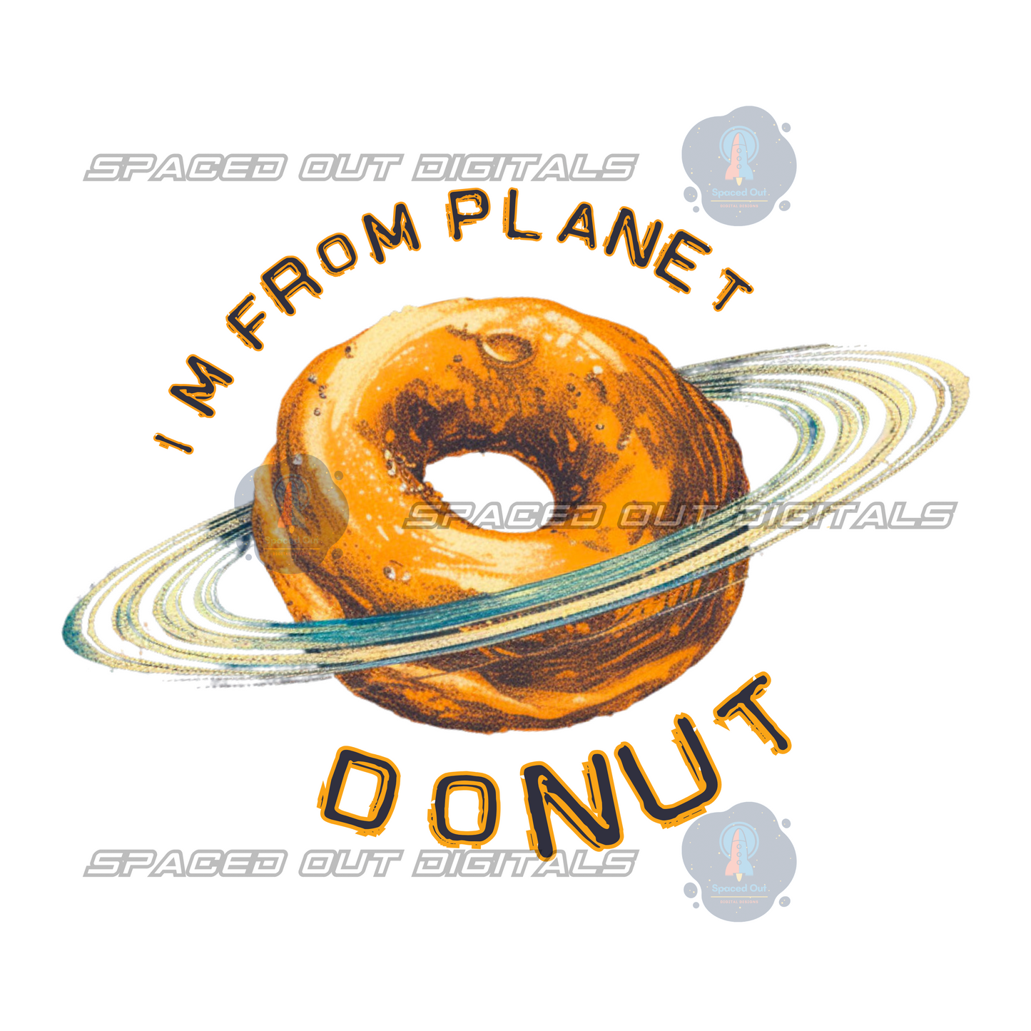 Im From Planet Donut PNG