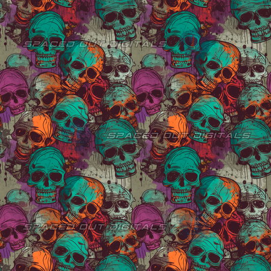 Graffiti Skulls