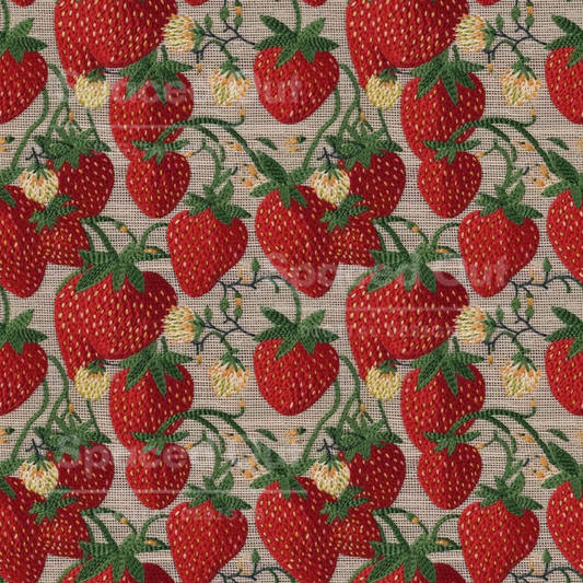 Embroidery Strawberries