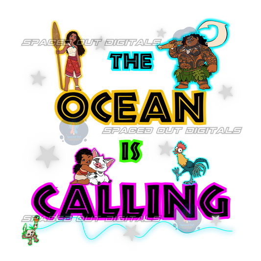 The Ocean Is Calling PNG