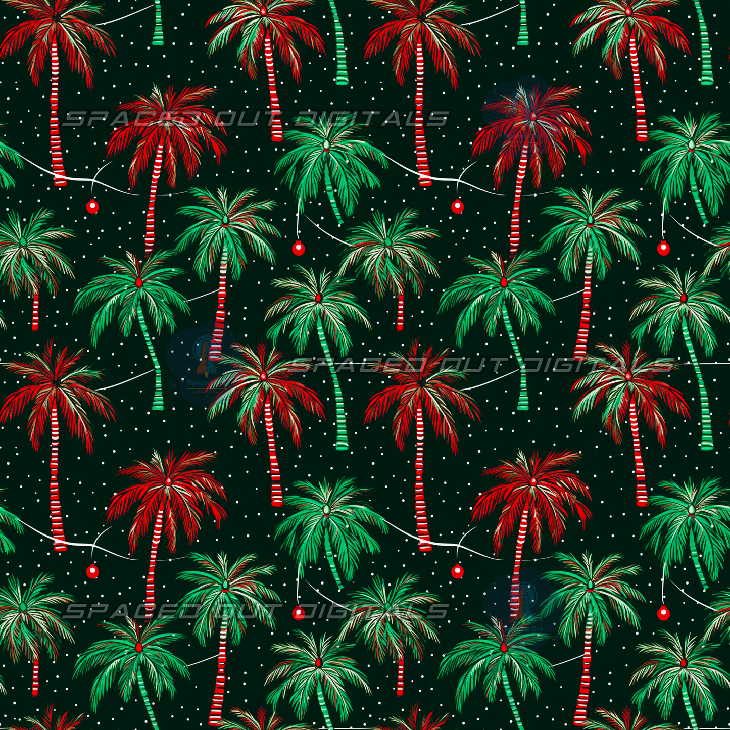 Christmas Palm Trees