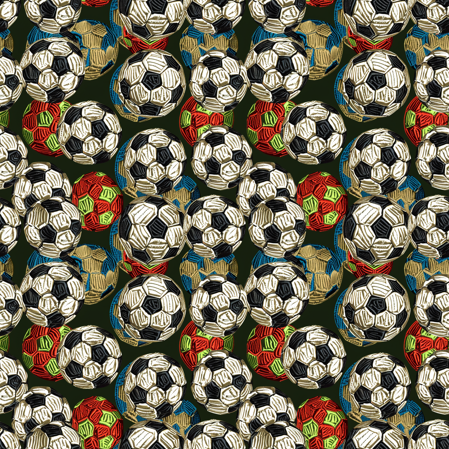 Embroidery Soccer Balls