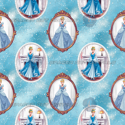 Glass Slipper Princess Mirrors