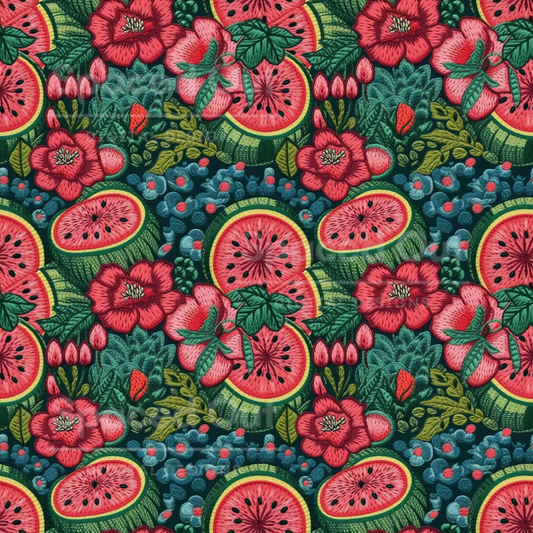 Embroidery Watermelons