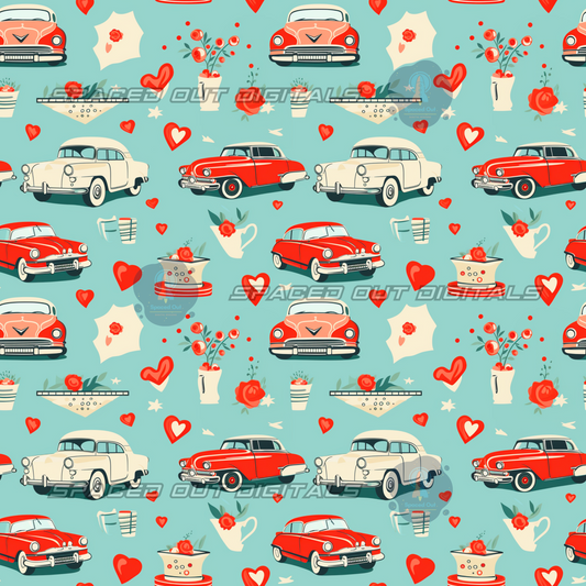 Vintage Car Valentines