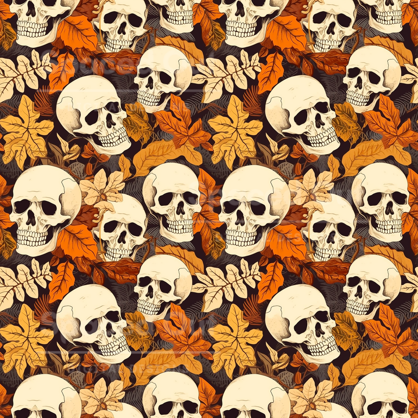 Skull Leaves