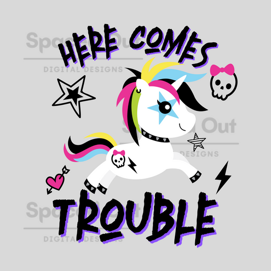 Here Comes Trouble PNG