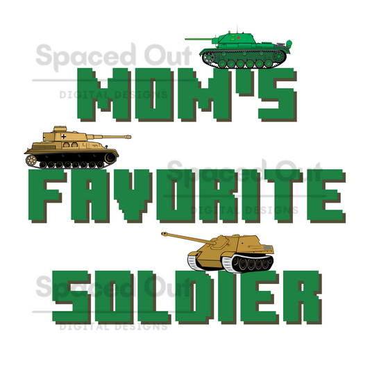 Moms Fav Soldier PNG