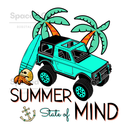 Summer Jeep PNG